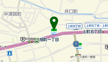 CHARGESPOT(チャージスポット)ファミリーマート 高知旭町店の地図画像