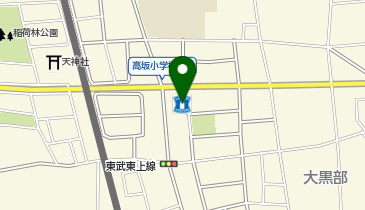 CHARGESPOT(チャージスポット)ローソン 東松山高坂店の地図画像