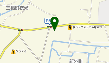 CHARGESPOT(チャージスポット)ローソン 柳川筑紫店の地図画像