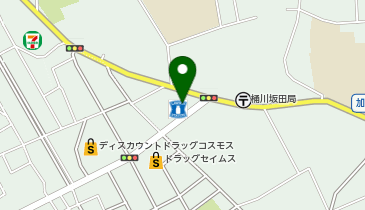 CHARGESPOT(チャージスポット)ローソン 桶川坂田店の地図画像