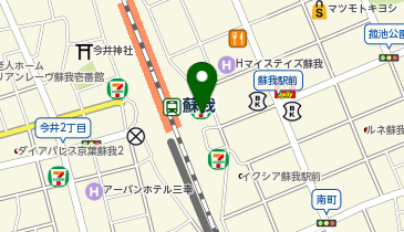 CHARGESPOT(チャージスポット)セブン-イレブン 蘇我駅東口店の地図画像
