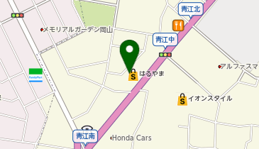 CHARGESPOT(チャージスポット)はるやま 岡山青江本店の地図画像
