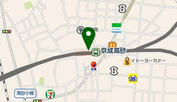 CHARGESPOT(チャージスポット)京成電鉄 京成高砂駅 (改札内コンコース)の地図画像