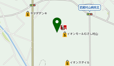 CHARGESPOT(チャージスポット)イオンモール むさし村山の地図画像
