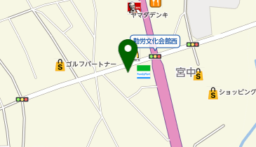 CHARGESPOT(チャージスポット)ファミリーマート 鹿嶋宮中店の地図画像