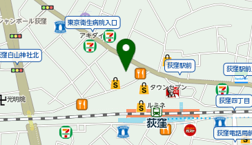 CHARGESPOT(チャージスポット)カラオケBanBan 荻窪西口の地図画像