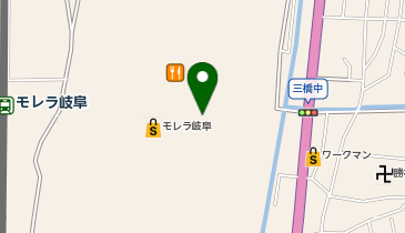 CHARGESPOT(チャージスポット)ラウンドワン モレラ岐阜店(ボウリングフロント前)の地図画像
