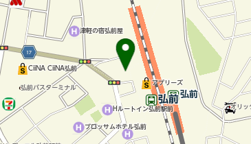 CHARGESPOT(チャージスポット)東横INN 弘前駅前の地図画像