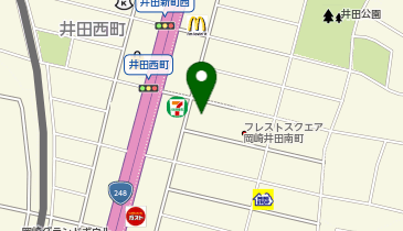 CHARGESPOT(チャージスポット)コナミスポーツクラブ 岡崎の地図画像