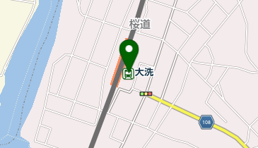 CHARGESPOT(チャージスポット)鹿島臨海鉄道 大洗駅の地図画像