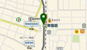 CHARGESPOT(チャージスポット)東飯能駅の地図画像