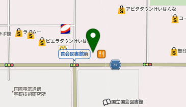 CHARGESPOT(チャージスポット)くら寿司 精華町店の地図画像