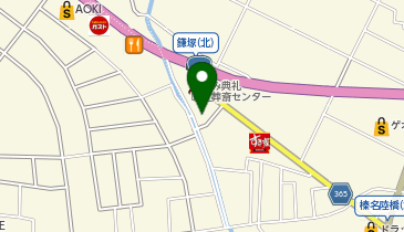 CHARGESPOT(チャージスポット)ローソン 鴻巣鎌塚北店の地図画像