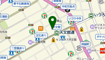 CHARGESPOT(チャージスポット)献血ルーム・天文館の地図画像