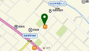 CHARGESPOT(チャージスポット)夢庵 鴻巣の地図画像