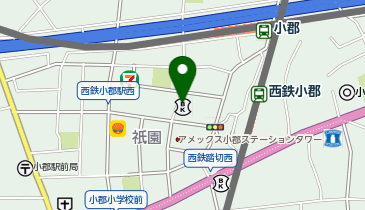 CHARGESPOT(チャージスポット)福岡銀行 小郡支店の地図画像