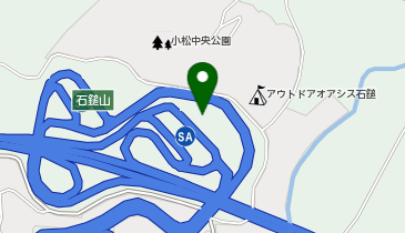 CHARGESPOT(チャージスポット)石鎚山サービスエリア(上り線)の地図画像