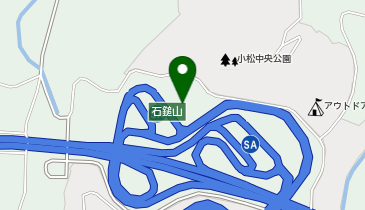 CHARGESPOT(チャージスポット)石鎚山サービスエリア(下り線)の地図画像