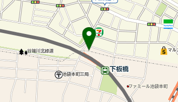 ChargeSPOT ファミリーマート 下板橋駅前店の地図画像
