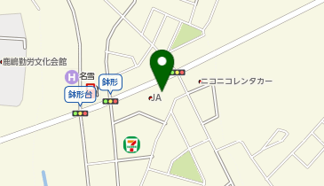 CHARGESPOT(チャージスポット)ローソン 鹿嶋鉢形台店の地図画像
