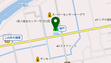 CHARGESPOT(チャージスポット)ファミリーマート 可児坂戸北店の地図画像
