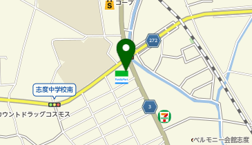 CHARGESPOT(チャージスポット)ファミリーマート さぬき志度店の地図画像