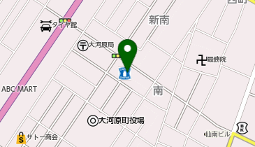 CHARGESPOT(チャージスポット)ローソン 大河原新南店の地図画像