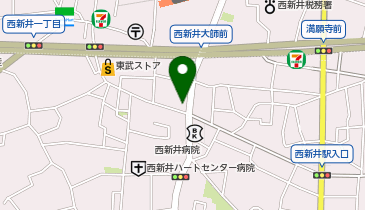 ChargeSPOT セブン-イレブン 足立西新井本町店の地図画像