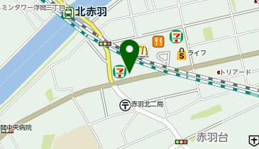 ChargeSPOT セブン-イレブン 北赤羽駅アクトピア店の地図画像