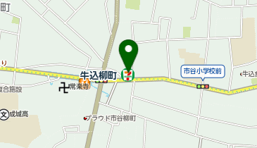 ChargeSPOT セブン-イレブン 市谷柳町店の地図画像