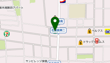 ChargeSPOT セブン-イレブン 足立花保南店の地図画像