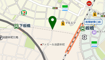 CHARGESPOT(チャージスポット)コインランドリー 板橋店の地図画像