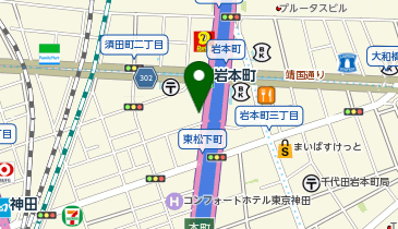 ChargeSPOT セブン-イレブン 神田岩本町店の地図画像