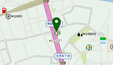 ChargeSPOT セブン-イレブン 北区神谷1丁目店の地図画像