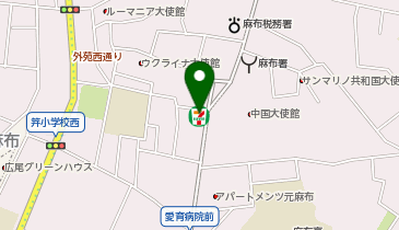 ChargeSPOT セブン-イレブン 西麻布3丁目店の地図画像