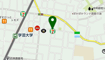 ChargeSPOT セブン-イレブン 学芸大学駅東店の地図画像
