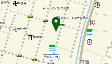 CHARGESPOT(チャージスポット)カラオケBanBan 秋田大町の地図画像