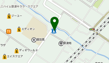 ChargeSPOT ローソン 草津綾羽高校前店の地図画像