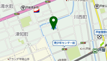 ChargeSPOT ローソン 芦屋川西店の地図画像