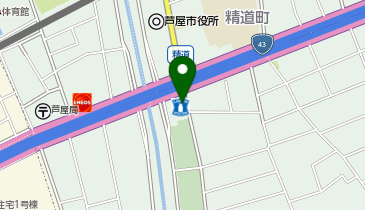 ChargeSPOT ローソン 芦屋市役所南店の地図画像