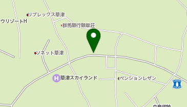 CHARGESPOT(チャージスポット)リブマックスリゾート 草津温泉の地図画像