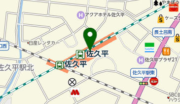 CHARGESPOT(チャージスポット)物産ふれあい処 プラザ佐久の地図画像