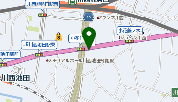 ChargeSPOT ローソン 川西小花一丁目店の地図画像