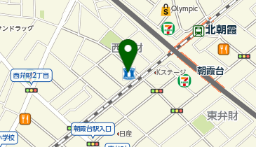 ChargeSPOT ローソン 朝霞西弁財一丁目店の地図画像