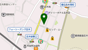 ChargeSPOT ローソン 志木本町五丁目店の地図画像