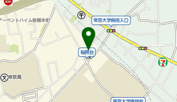 ChargeSPOT セブン-イレブン 板橋稲荷台店の地図画像