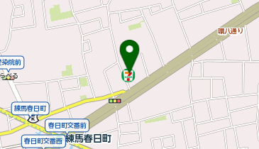 ChargeSPOT セブン-イレブン 練馬春日町4丁目店の地図画像