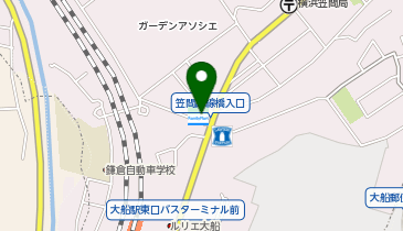 CHARGESPOT(チャージスポット)ファミリーマート 大船駅北店の地図画像