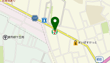 ChargeSPOT セブン-イレブン 世田谷給田4丁目店の地図画像