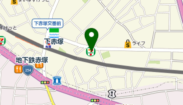 ChargeSPOT セブン-イレブン 板橋赤塚1丁目店の地図画像